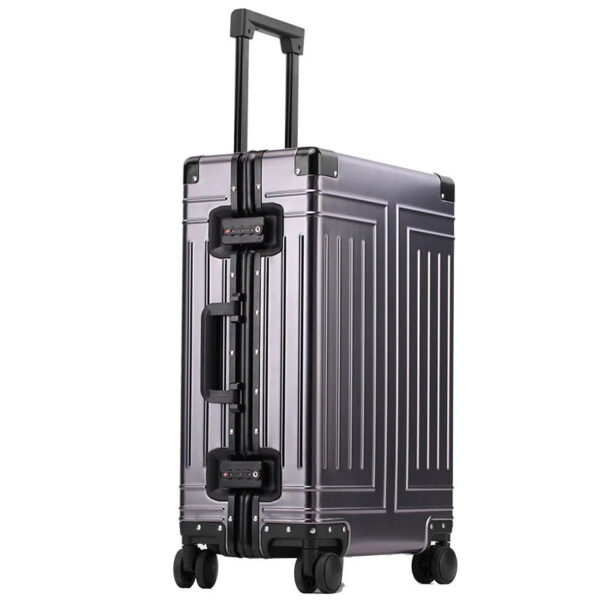 100% Aluminum-magnesium alloy Travel Suitcase Rolling Luggage 20/24/28 inch Trolley Luggage Carry-On Cabin Suitcase - Image 5