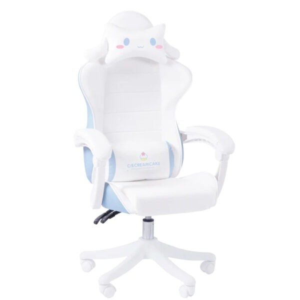 2024 Pink & White Letter Computer Chair Girls living room Study Chair Liftable Rotating Gaming Chair Promotion silla gamer - Image 4