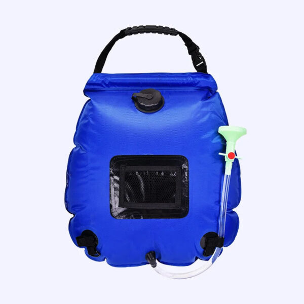 ```json
{
  title: 20L Solar Heated Outdoor Camping Shower Water Bag,
  category: Camping & Hiking Equipment,
  tags: [Portable Shower, Camping Gear, Hiking Accessories, Climbing Gear, Bath Equipment, Ducha Portatil]
}
``` - Image 11