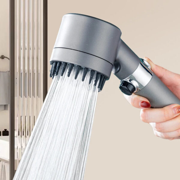 3 Modes High-Pressure Showerhead with Portable Filter – Innovative Rainfall Faucet Accessory for Bathroom