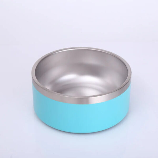 32oz/64oz Stainless Steel Non-Slip Dog Bowl - Double Wall Feeder for Medium to Large Pets - Image 4