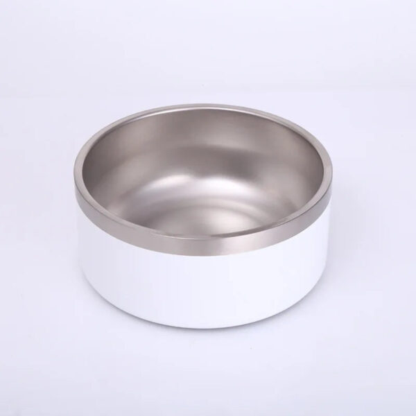 32oz/64oz Stainless Steel Non-Slip Dog Bowl - Double Wall Feeder for Medium to Large Pets - Image 5