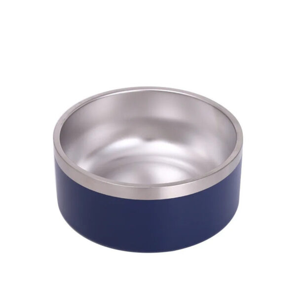 32oz/64oz Stainless Steel Non-Slip Dog Bowl - Double Wall Feeder for Medium to Large Pets - Image 9