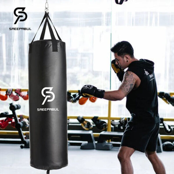 Professional Boxing Sandbag Punching Bag - 40/46in, Empty-Heavy, For Adults Gym Training