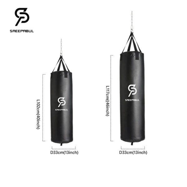 Professional Boxing Sandbag Punching Bag - 40/46in, Empty-Heavy, For Adults Gym Training - Image 9