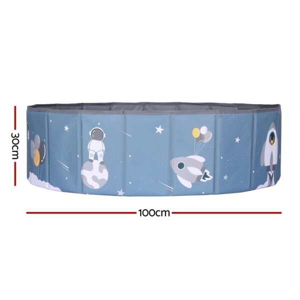 Keezi Kids Ball Pool Pit Toddler Play Foldable Child Playhouse Storage Bag Blue - Image 2