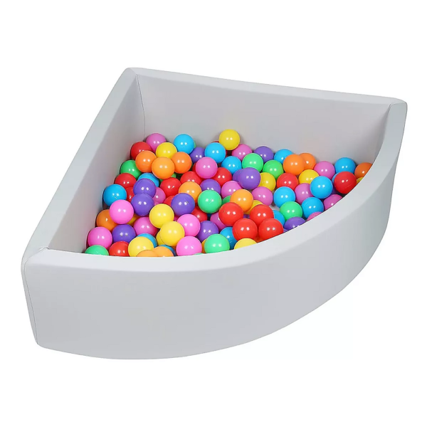 Corner Ball Pit Playpen Enclosure Grey - Image 6