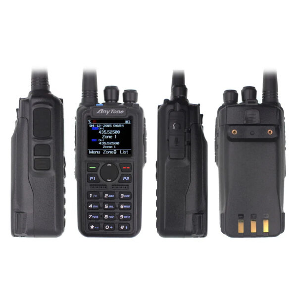 Anytone AT-D878UV PLUS Digital DMR and Analog Walkie Talkie with GPS APRS Bluetooth-PTT Dual band Two Way Radio with PC Cable - Image 10