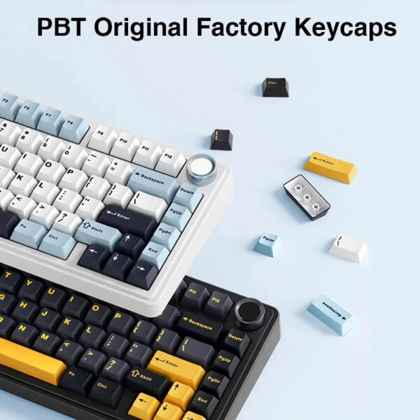 AULA F75 Mechanical Keyboard Wired/2.4G Wireless/Bluetooth RGB PBT 75% Layout OEM Profile Gasket Customized Pc Gaming Keyboard - Image 6