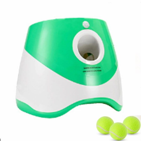 Automatic Throwing Machine Catapult for Dog Pet Toys Tennis Launcher Pet Ball Throw Device 3/6/9m Section + 3 Balls Dog Training - Image 2