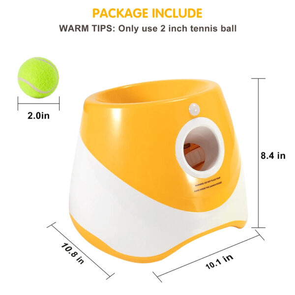 Automatic Throwing Machine Catapult for Dog Pet Toys Tennis Launcher Pet Ball Throw Device 3/6/9m Section + 3 Balls Dog Training - Image 6