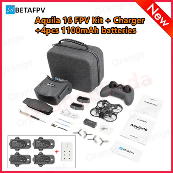 BETAFPV Aquila16 Brushless Quadcopter VR03 Goggles Literadio 2 SE ELRS V3.0 2.4G FPV Quadcopter 2023 New Arriver - Image 12