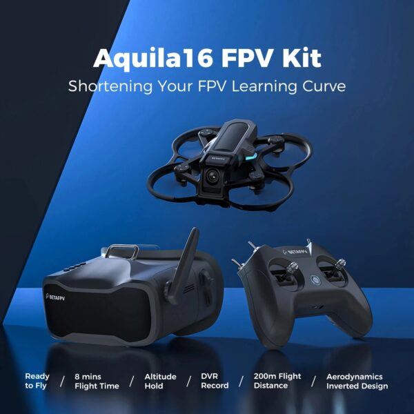 BETAFPV Aquila16 Brushless Quadcopter VR03 Goggles Literadio 2 SE ELRS V3.0 2.4G FPV Quadcopter 2023 New Arriver - Image 5