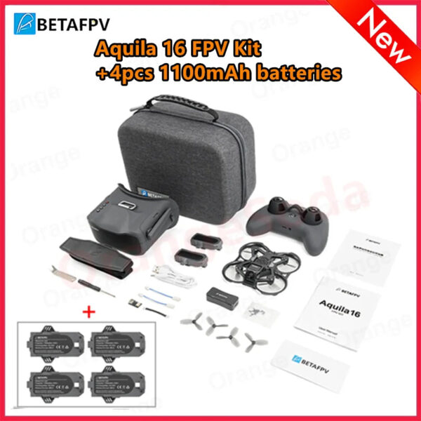 BETAFPV Aquila16 Brushless Quadcopter VR03 Goggles Literadio 2 SE ELRS V3.0 2.4G FPV Quadcopter 2023 New Arriver - Image 10