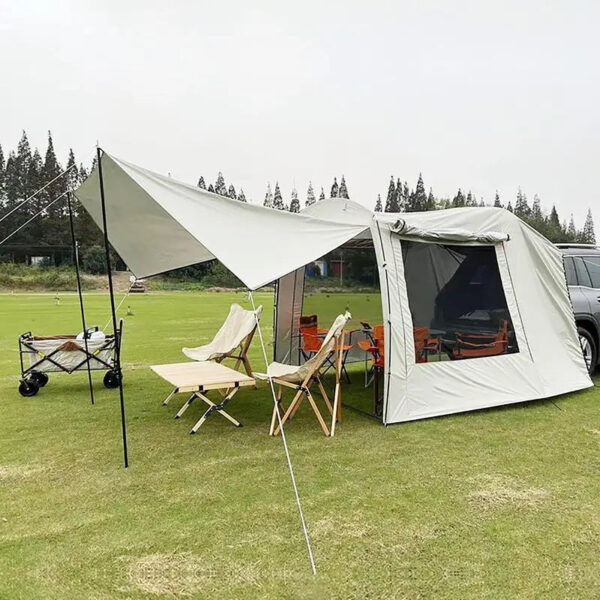 Universal SUV Rear Tent Awning for Car Camping, RVing, and Traveling - Image 9