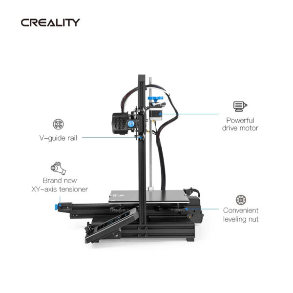 Creality 3D Printer Ender-3 V2 Mainboard With Silent TMC2208 Drivers UI&4.3 Inch Color Lcd Carborundum Glass Bed CREALITY - Image 7