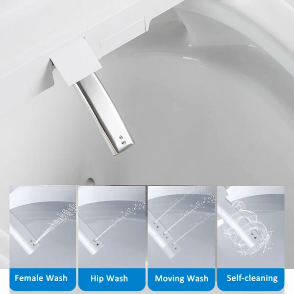 EcoFresh D U-shape Smart toilet seat Electric Bidet cover smart night light intelligent  bidet sprayer heat clean dry Massage - Image 8