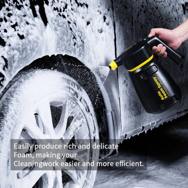 Electric Foam Sprayer Car Wash Motorcycle Clean Detailing Snow  Cannon High Pressure Water Gun  Generator Lance Wap Manual - Image 4