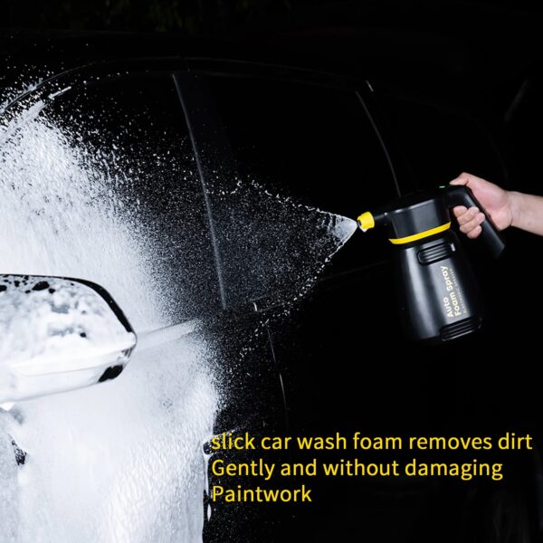 Electric Foam Sprayer Car Wash Motorcycle Clean Detailing Snow  Cannon High Pressure Water Gun  Generator Lance Wap Manual - Image 5