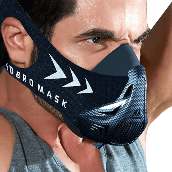 FDBRO 2.0 Sports Mask - Elevation Running Fitness Pack, Black, High Altitude Training with Free Cloth, Free Shipping