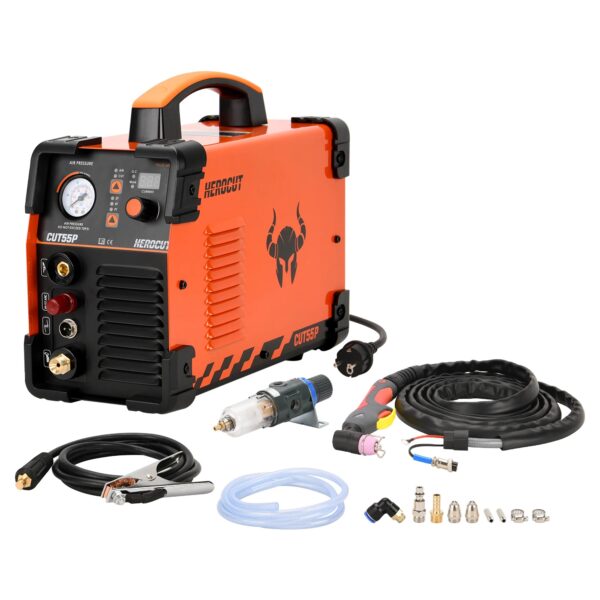 Herocut CUT55P Plasma Cutter, Non-Touch Pilot Arc 50Amp IGBT Inverter Metal Plasma Cutting Machine, Max Cutting Thickness 16mm - Image 5