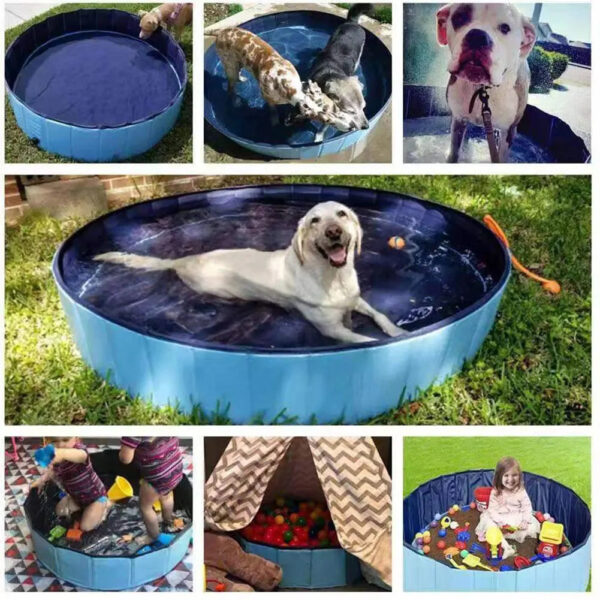 Collapsible Dog Pet Bathtub for Indoor & Outdoor Use, Comfortable for Large, Medium, and Small Pets - Image 9