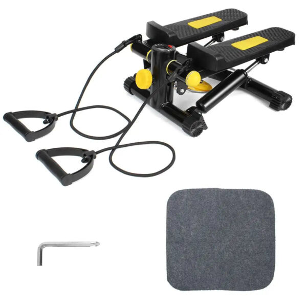 Mini Aerobic Treadmills with Pull Rope and Mat - Quiet Pedal Machine for Home Fitness, Running Steppers - Image 7