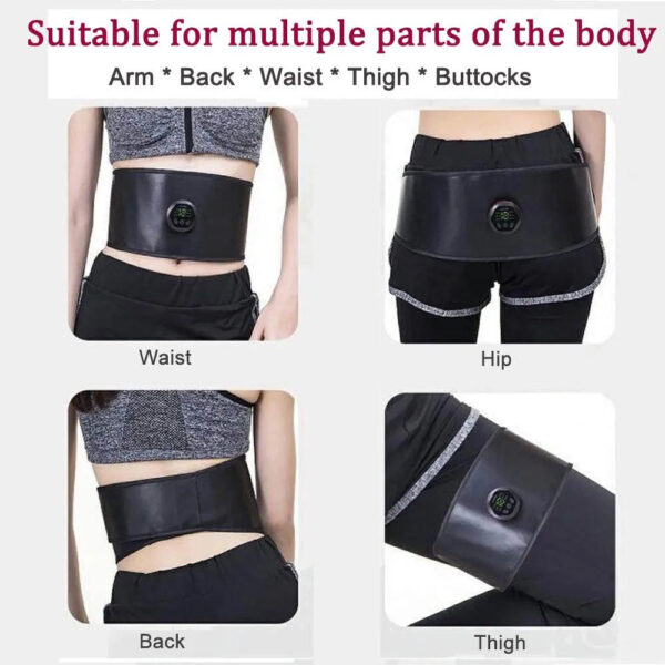 Electric ABS Stimulator Trainer EMS - Abdominal Exerciser Muscle Stimulation Belt - Image 8