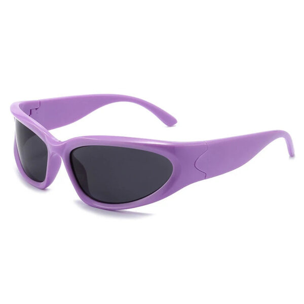 Y2K Sports Punk UV400 Sunglasses - Square Designer Eyewear for Men & Women - Image 3