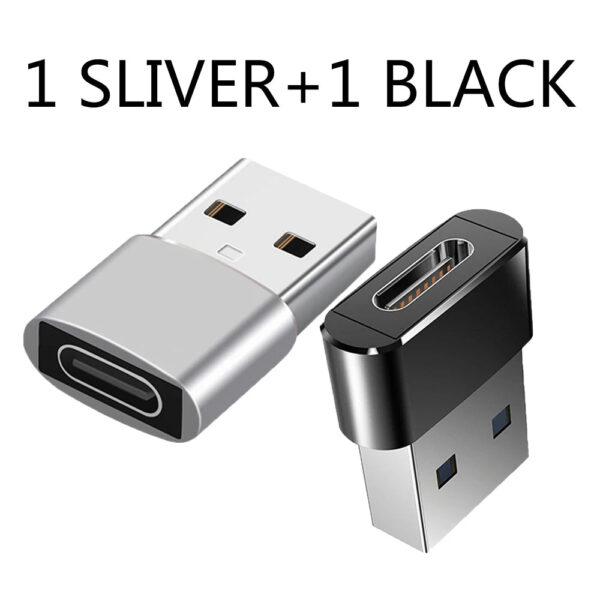 NNBILI USB to Type-C OTG Adapter for MacBook, Samsung S20 – USB-C Male to Micro USB Type-C Female Converter - Image 3