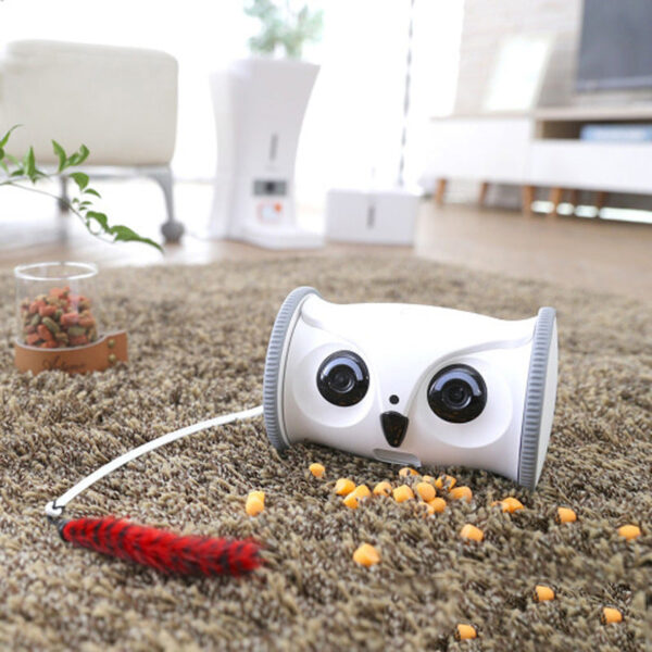 Owl-shaped Dog Electric Toy With Snacks - Image 2