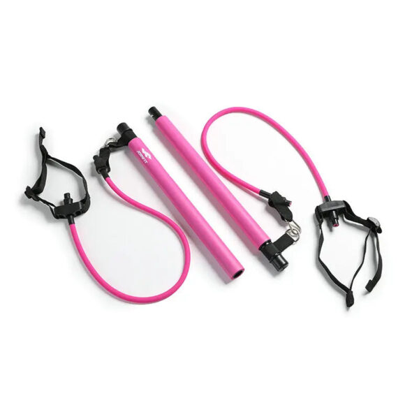 Pilates Exercise Stick Resistance Bands Trainer for Home Gym Workout - Image 6