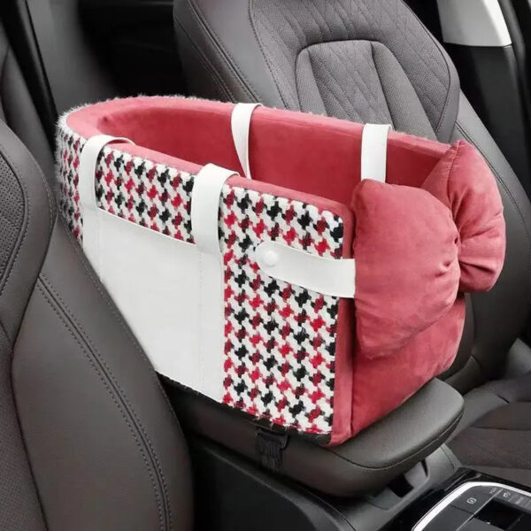 Washable Portable Dog Bed - Small & Medium Puppy Travel Car Seat Basket Mat