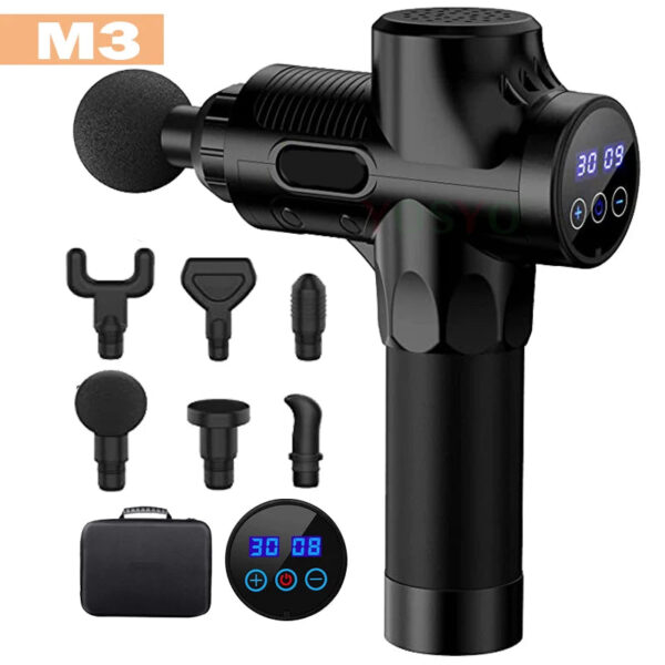 Professional EMS Muscle Stimulator Handheld Massager – Fascial Massage Gun for Sport Relaxation & Fitness - Image 3