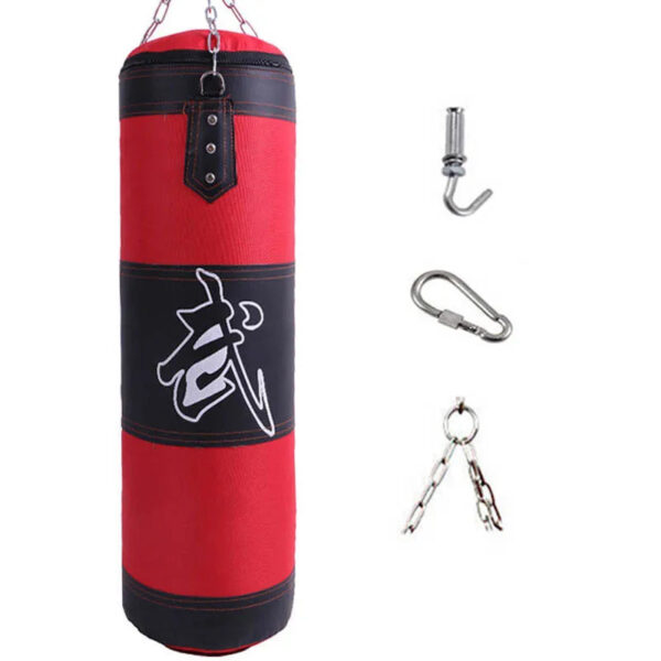 Punch Sandbag - Durable Boxing Heavy Bag with Metal Chain for Fitness Training