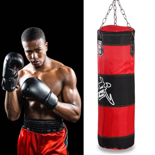 Punch Sandbag - Durable Boxing Heavy Bag with Metal Chain for Fitness Training - Image 7