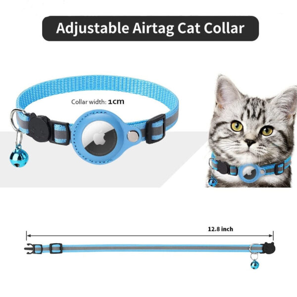 Reflective Airtag Case Collar for Cats and Dogs - Image 11