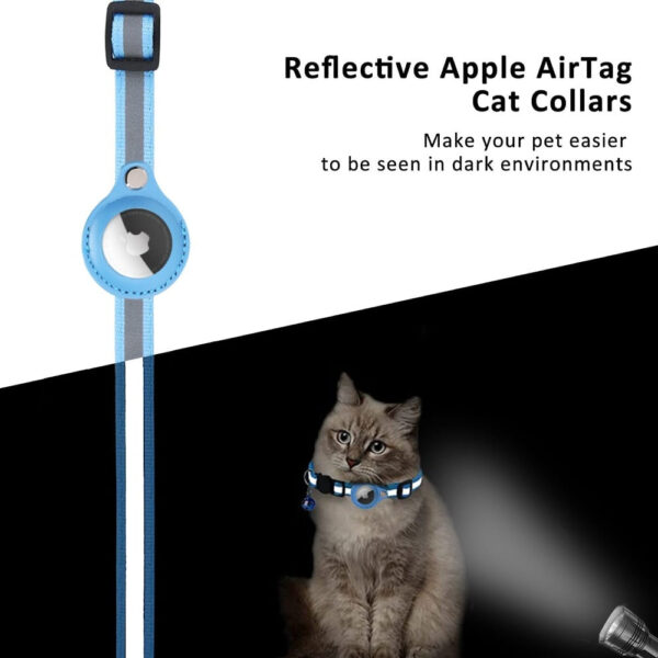 Reflective Airtag Case Collar for Cats and Dogs - Image 10