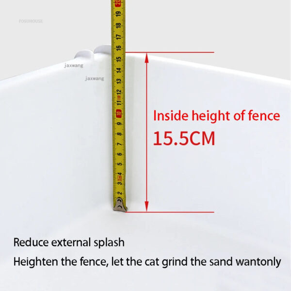 Semi-Automatic Semi-Closed Cat Litter Box - Splash-Proof, Drawer Type, Deodorizing Pet Training Sand Basin - Image 7