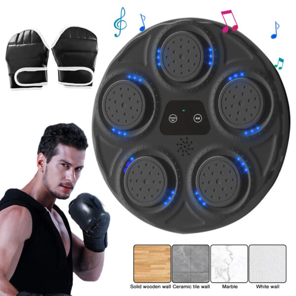 Smart Music Boxing Machine with LED Lights - Fitness Boxing Equipment for Kids & Adults - Image 8