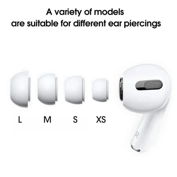 Soft Silicone Ear Tips for Airpods Pro 1/2 Protective Earbuds Cover - Image 2