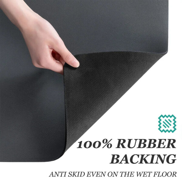 Super Absorbent Anti-slip Coffee Dish Large Kitchen Absorbent Draining Mat Drying Mat Quick Dry Bathroom Drain Pad - Image 12