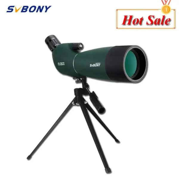 SVBONY SV28/SV28PLUS 25-75x70 Spotting Scopes With Tripod,Waterproof,Range Shooting Scope, For Target Shooting,Bird Watching