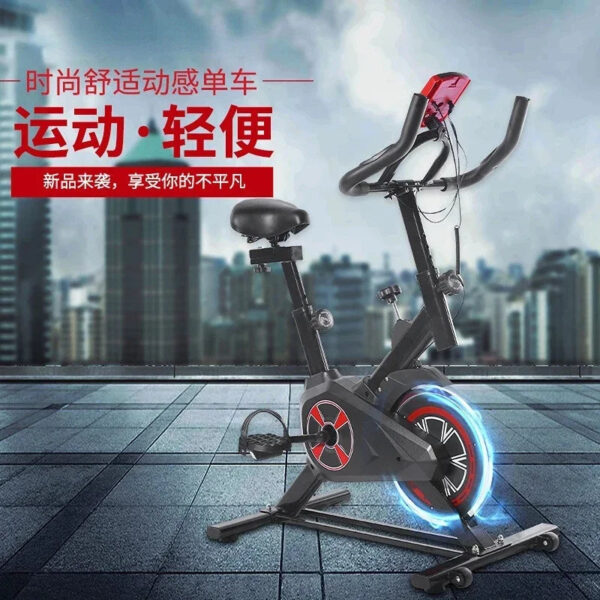 Folding Magnetic Indoor Home Exercise Bike - Silent Flywheel Spinning Fitness Equipment - Image 4