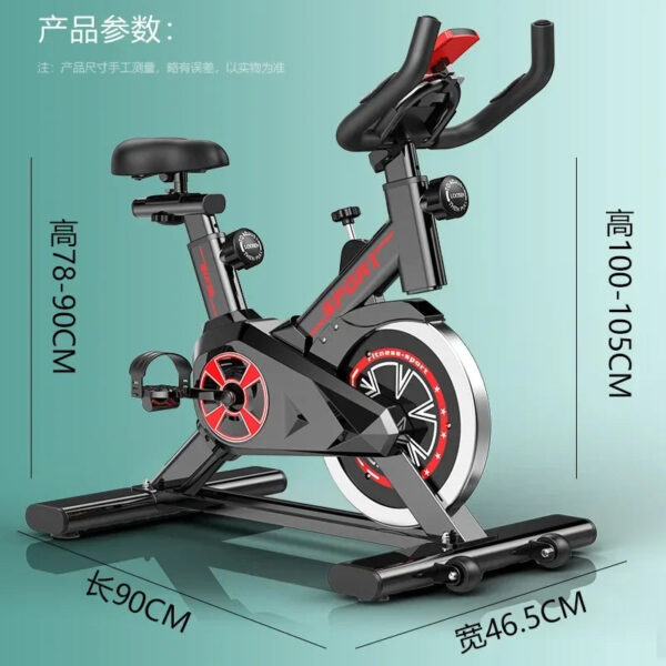 Folding Magnetic Indoor Home Exercise Bike - Silent Flywheel Spinning Fitness Equipment - Image 7