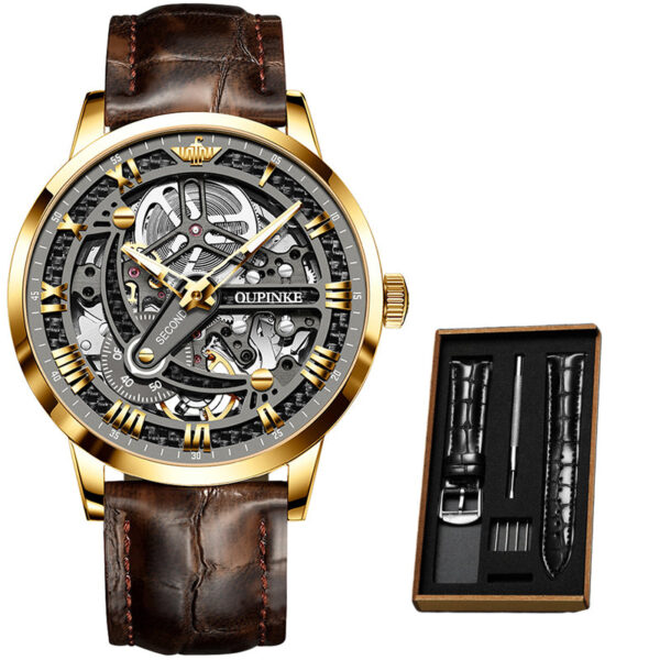 Waterproof hollow mechanical watch - Image 2