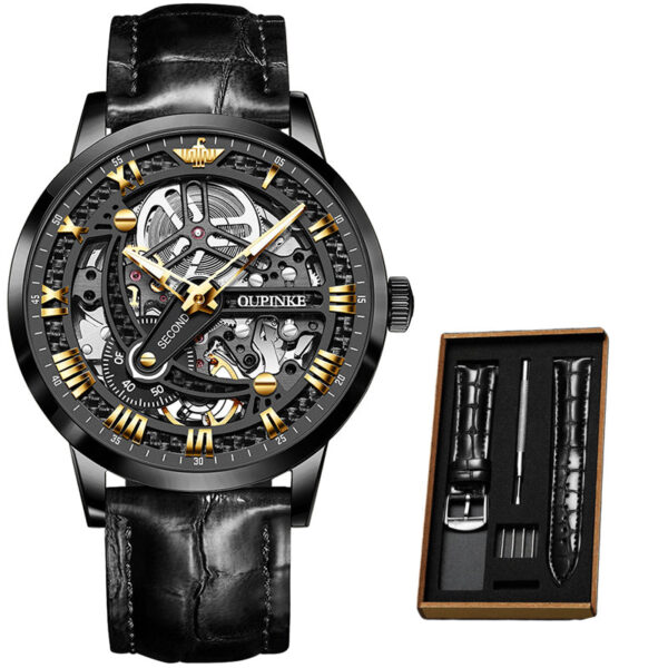 Waterproof hollow mechanical watch - Image 4